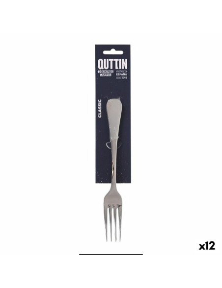 Tenedor Quttin Classic 20 x 2,5 cm 2 mm 3 Piezas (12 Unidades)
