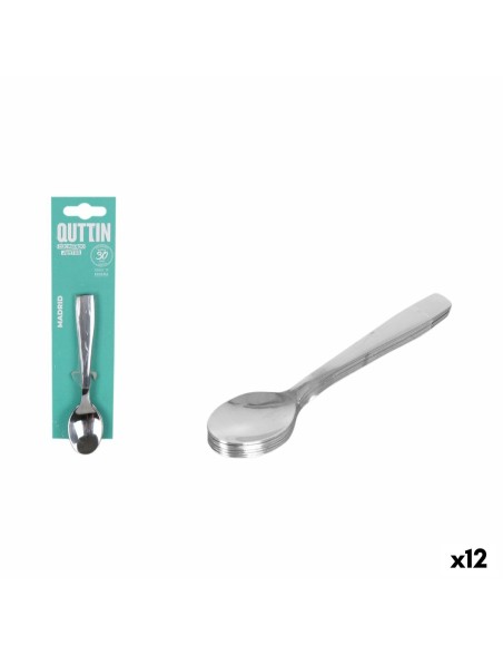 Cuchara de Postre Quttin Madrid 13 x 2,7 x 1 cm 6 Piezas (12 Unidades)