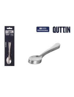 Cuchara de Postre Quttin Classic 6 Piezas (12 Unidades)