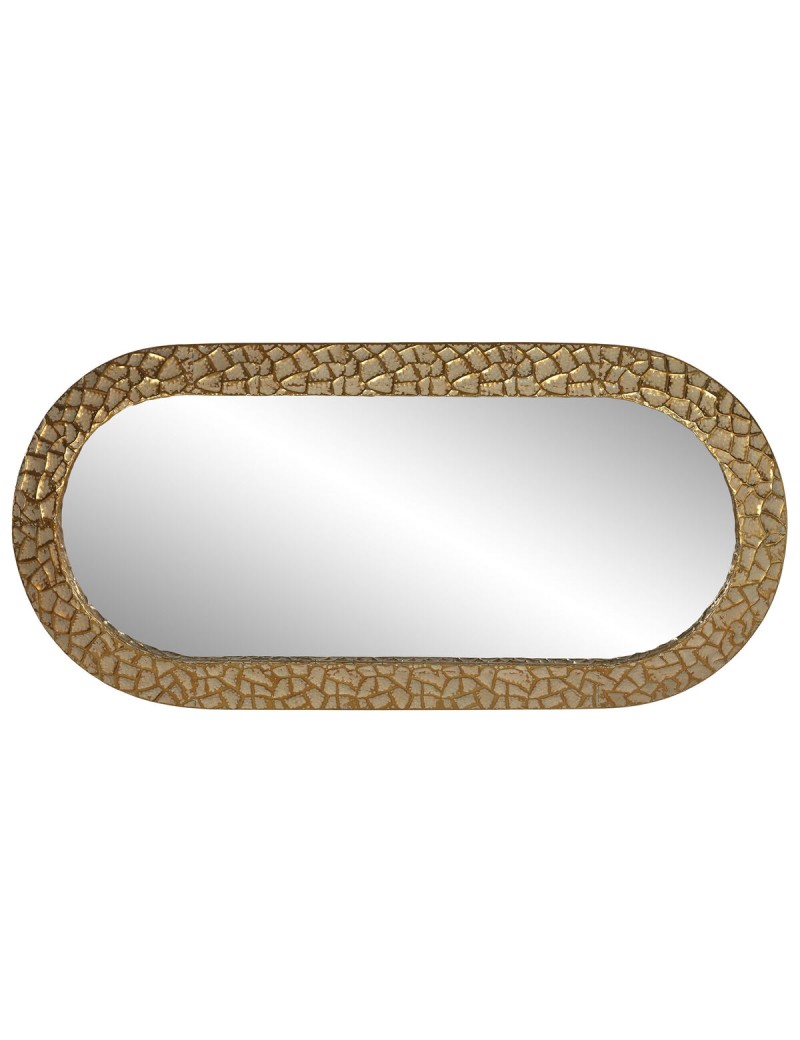 Wall mirror Home ESPRIT Golden Modern 60 x 6,5 x 126,5 cm