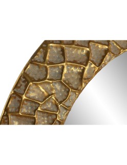 Wall mirror Home ESPRIT Golden Modern 60 x 6,5 x 126,5 cm