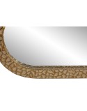 Wall mirror Home ESPRIT Golden Modern 60 x 6,5 x 126,5 cm