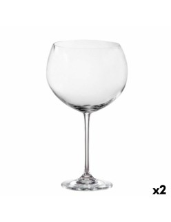 Set di Bicchieri da Gin Tonic Bohemia Crystal Enebro 850 ml 4 Pezzi (2 Unità) (4 Unità)