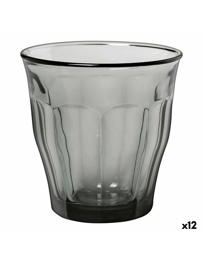 Gläserset Duralex Picardie Grau 6 Stücke 250 ml (12 Stück)