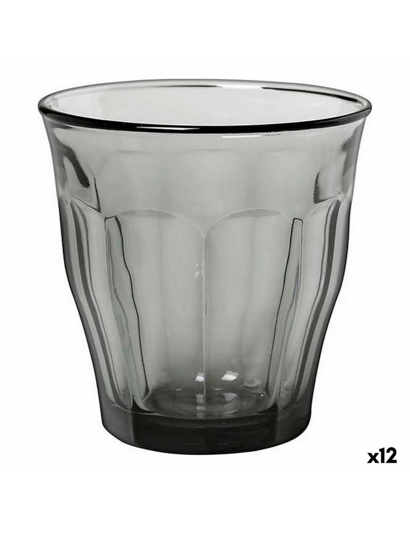 Gläserset Duralex Picardie Grau 4 Stücke 310 ml (12 Stück)