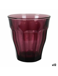 Set di Bicchieri Duralex Picardie Viola 4 Pezzi 250 ml (12 Unità)