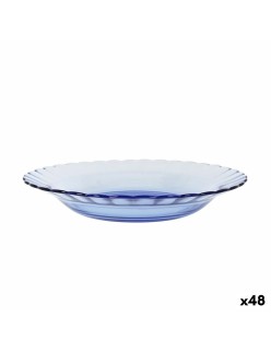 Piatto Fondo Duralex Picardie Azzurro Ø 23 cm (48 Unità)