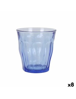 Set di Bicchieri Duralex Picardie Blu Marino 6 Pezzi 310 ml (8 Unità)