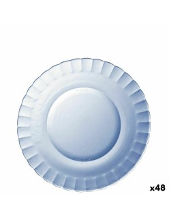 Piatto da pranzo Duralex Picardie Azzurro Ø 23 cm (48 Unità)