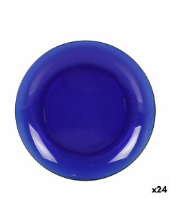 Piatto da pranzo Duralex Lys Azzurro Ø 23 cm (24 Unità)