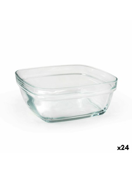 Bowl Duralex Lys Stackable Squared 610 ml 14 x 14 x 6 cm (24 Units)