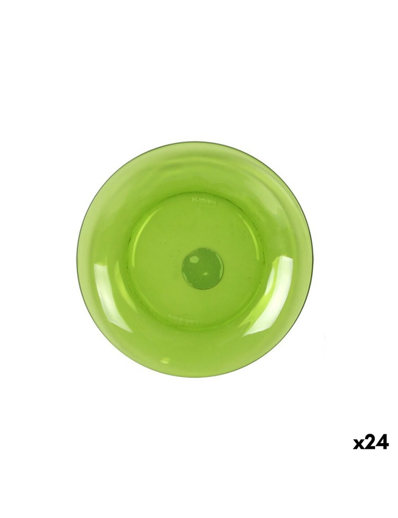 Dessert dish Duralex Lys Ø 19 cm Green (24 Units)