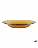Deep Plate Duralex Picardie Crystal Amber Ø 23 cm (48 Units)