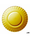 Flat Plate Duralex Picardie Crystal Amber Ø 23 cm (48 Units)