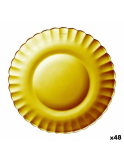 Dessert dish Duralex Picardie Crystal Amber Ø 20,5 cm (48 Units)