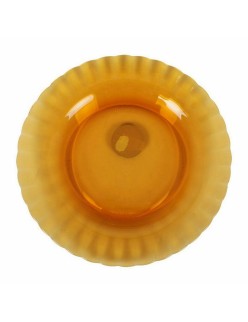 Dessert dish Duralex Picardie Crystal Amber Ø 20,5 cm (48 Units)
