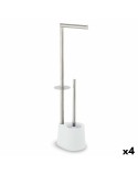 Porta-Rolos de Papel Higiénico com Suporte para o Piaçaba Confortime Aço 66 x 22 cm (4 Unidades)