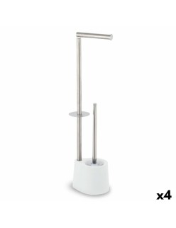 Porta-Rolos de Papel Higiénico com Suporte para o Piaçaba Confortime Aço 66 x 22 cm (4 Unidades)