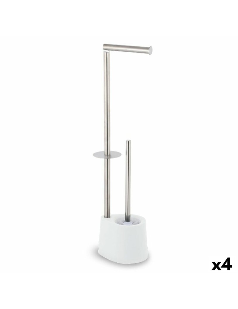 Porta-Rolos de Papel Higiénico com Suporte para o Piaçaba Confortime Aço 66 x 22 cm (4 Unidades)