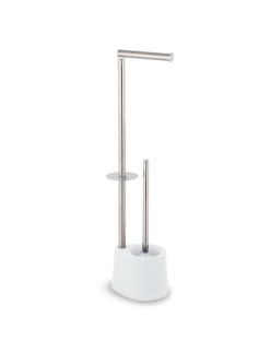 Porta-Rolos de Papel Higiénico com Suporte para o Piaçaba Confortime Aço 66 x 22 cm (4 Unidades)