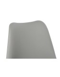 Chaise DKD Home Decor 48 x 55 x 83 cm Mousse Gris Marron polypropylène Hêtre