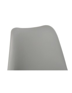Cadeira DKD Home Decor 48 x 55 x 83 cm Espuma Cinzento Castanho Polipropileno Faia