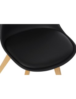 Cadeira DKD Home Decor Preto 48 x 55 x 83 cm