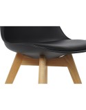Cadeira DKD Home Decor Preto 48 x 55 x 83 cm