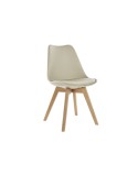 Chair DKD Home Decor 48 x 54 x 82 cm Beige polypropylene Beech