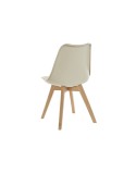 Chair DKD Home Decor 48 x 54 x 82 cm Beige polypropylene Beech