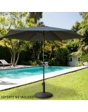 Sonnenschirm Aktive Anthrazit Ø 3,8 cm 300 cm Aluminium