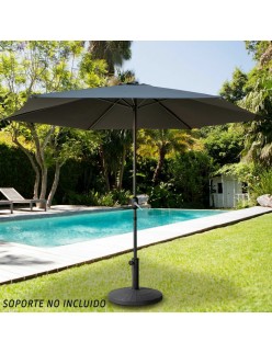Sonnenschirm Aktive Anthrazit Ø 3,8 cm 300 cm Aluminium
