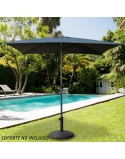 Sonnenschirm Aktive Anthrazit Aluminium Ø 4,8 cm 300 cm