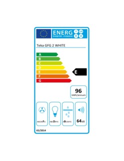 Extrator Convencional Teka GFG-2 BLANCO 55 cm 329 m3/h 63 dB 180W