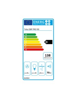 Cappa Classica Teka DBP90PRO 90 cm 613 m3/h 68 dB 236W Acciaio