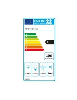 Extrator Convencional Teka 40436830 60 cm 694 m3/h 63 dB 233W Aço