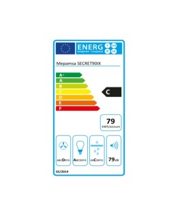 Conventional Hood Mepamsa 305.0486.066 90 cm 540m³/h 69 dB Steel