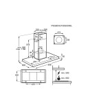 Conventional Hood AEG DIE5961HG Steel