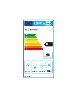 Conventional Hood Balay 3BF263NX 53 cm 300 m³/h 115W D Multicolour Anthracite Steel