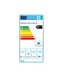 Hotte standard Mepamsa 350.0528.002 90 cm 720 m3/h 145W Argenté Acier