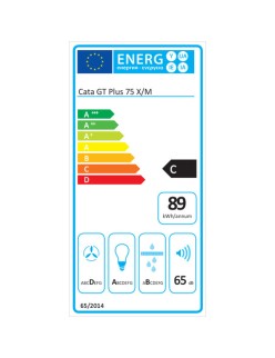 Hotte standard Cata GTPLUS75XM Acier