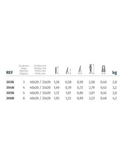 Escalier Altipesa 306N Aluminium