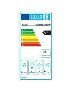 Hotte standard Candy HADG9CBS4BWIFI Noir