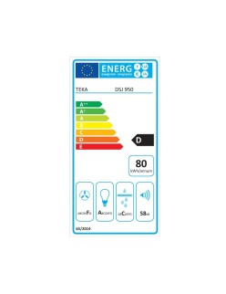 Cappa Classica Teka 8421152157305 90 cm 401 m3/h 105W D Nero Acciaio Acero inoxidable