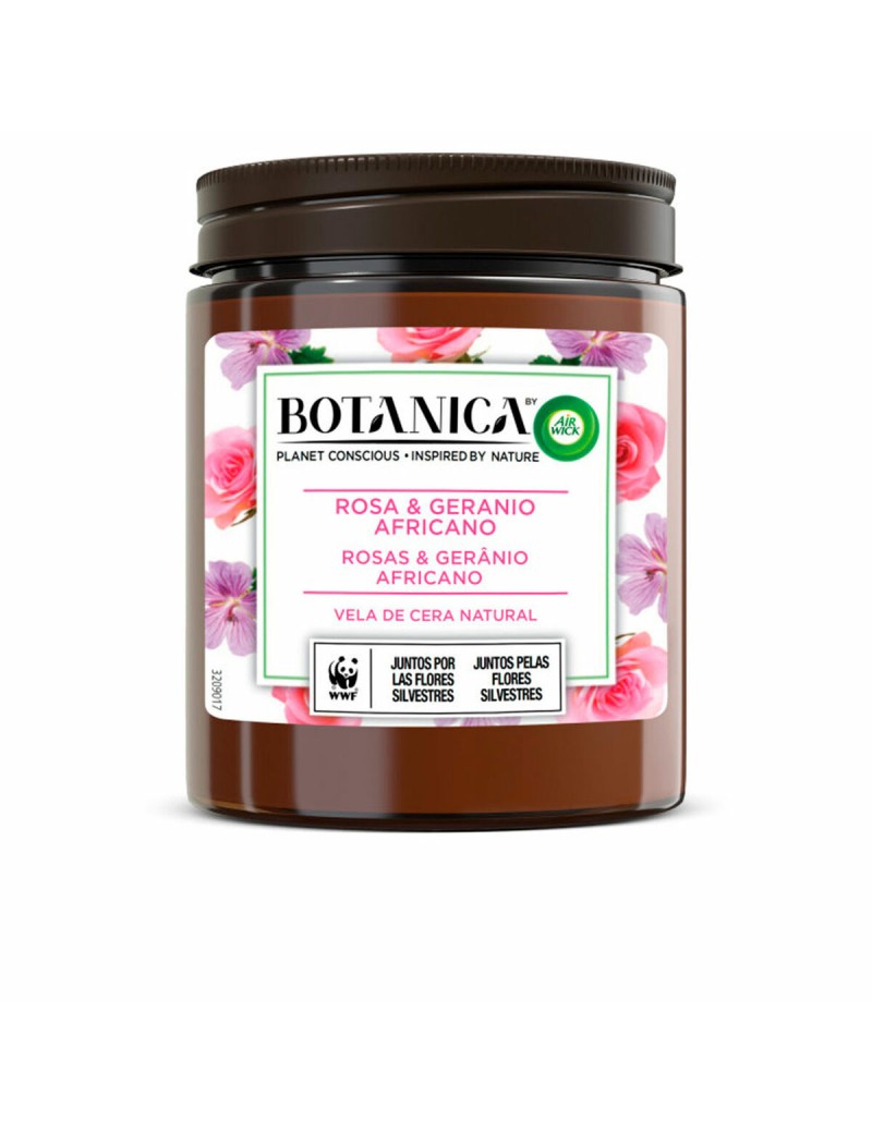Vela Perfumada Air Wick Botanica Gerânio Rosas 205 g