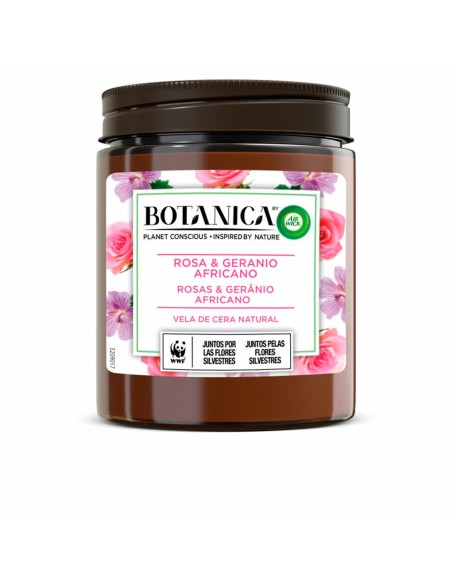 Vela Perfumada Air Wick Botanica Gerânio Rosas 205 g