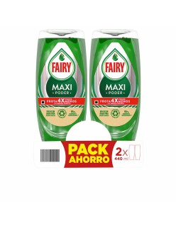 Manual liquid dishwasher Fairy Maxi Poder 2 x 440 ml