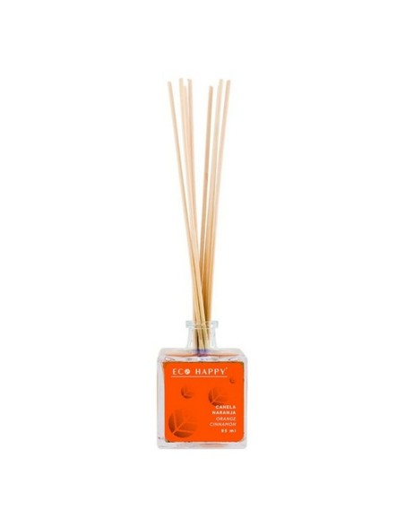 Parfümierte Stäbe Mikado Canela Naranja Eco Happy Naranja 95 ml