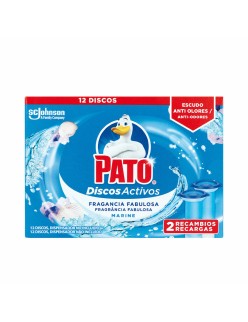 Toilet air freshener Pato Discos Activos Replacement Navy 2 Units Disinfectant