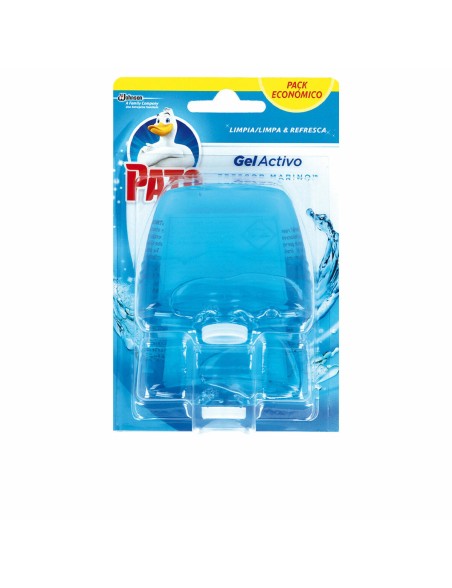 Lufterfrischer für die Toilette Pato Gel Activo Marineblau 2 Stück Desinfektionsmittel